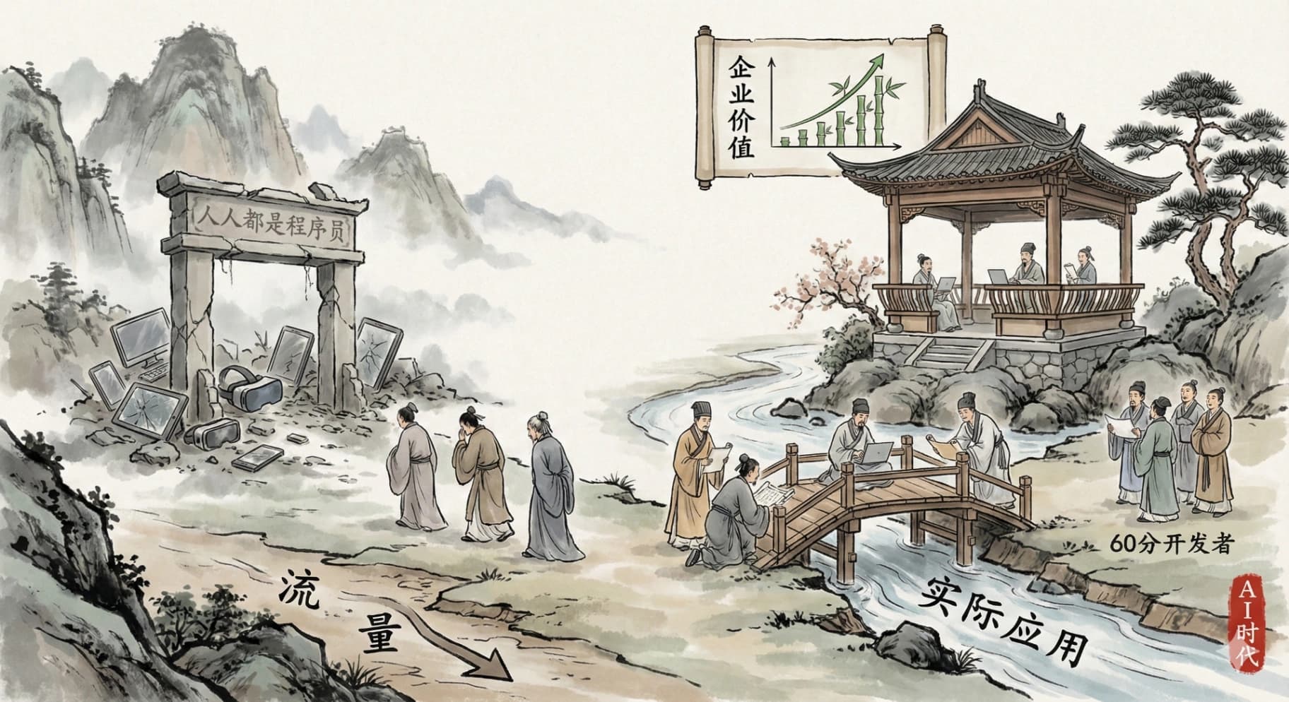 “人人都是程序员”的梦该醒了，AI编程“大逃杀”